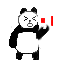 Pet holding a megaphone